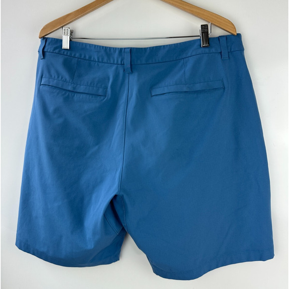 Lululemon Commission Classic-Fit Short 9" Warpstreme Soft Denim Blue Men's 38 - Picture 12 of 14